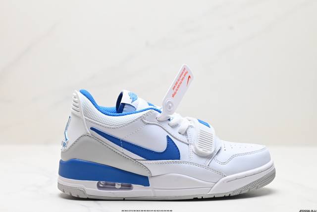 公司级三合一最强合体，多种新配色回归耐克nike Air Jordan Legacy 312 Low”White Grey Fog Blue Red“乔丹最强三