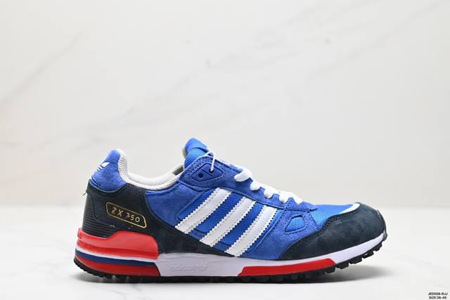 公司级adidas Originals Zx 750 织物二层绒面皮 透气 低帮 生活休闲鞋 货号:By9274 尺码:36-45 id:Jed558-Rjj