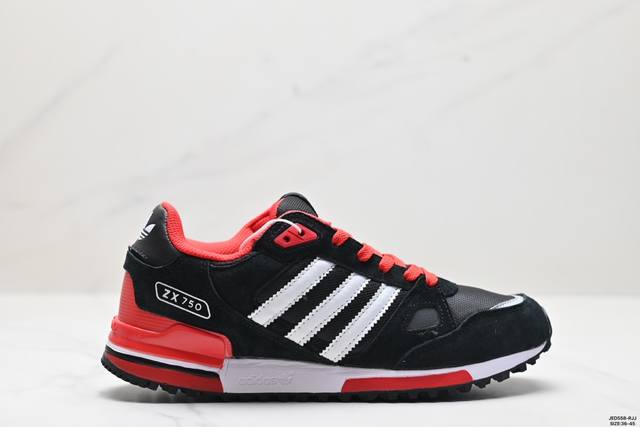 公司级adidas Originals Zx 750 织物二层绒面皮 透气 低帮 生活休闲鞋 货号:By9274 尺码:36-45 id:Jed558-Rjj