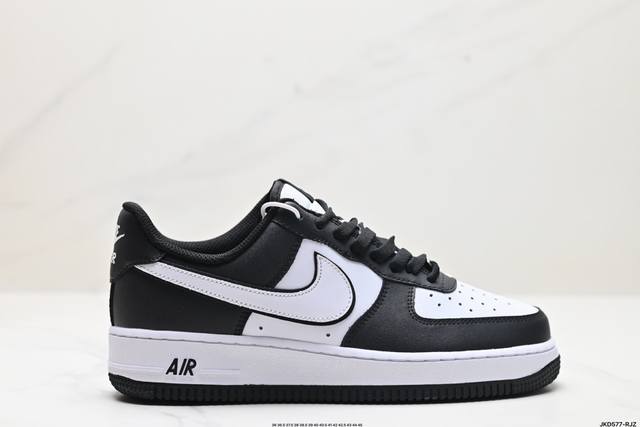 公司级耐克nike Air Force 1‘07 空军一号低帮百搭休闲运动板鞋。柔软、弹性十足的缓震性能和出色的中底设计，横跨复古与现代的外型结合，造就出风靡全