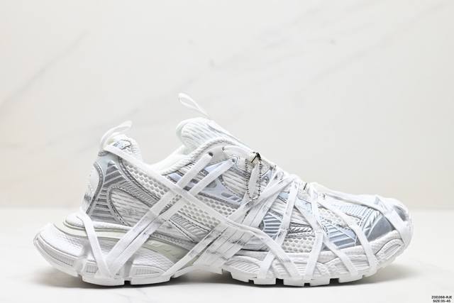 公司级balenciaga Runner Kith Four.Color 巴黎世家7.0 21Ss最新配色潮流复古休闲鞋#全新磨具开模 原版原装大盒 还原官方配