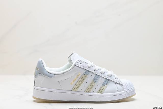 公司级阿迪达斯adidas三叶草 Originals Superstar Pride Rm贝壳头系列低帮经典百搭休闲运动板鞋 货号:Fz6002 尺码:35 3