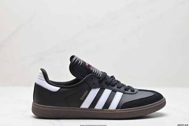 公司级阿迪达斯三叶草adidas Originals Samba Og 桑巴舞系列绅士德训足球风百搭低帮休闲运动板鞋 货号:Lf5660 尺码:36 36.5