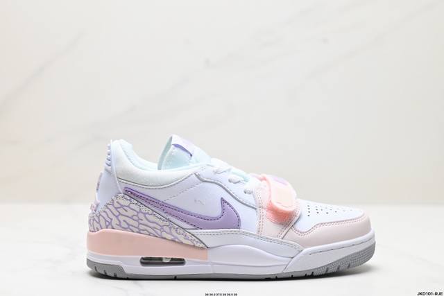 公司级三合一最强合体，多种新配色回归耐克nike Air Jordan Legacy 312 Low”White Grey Fog Blue Red“乔丹最强三 - 点击图像关闭