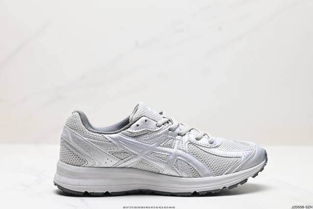 公司级亚瑟士asics Jog S 复古单品 网面休闲透气跑步鞋 鞋款采用亚瑟士amplifoam科技 为运动中带来回弾性和轻量性感受 工程网眼鞋面提供运动中所