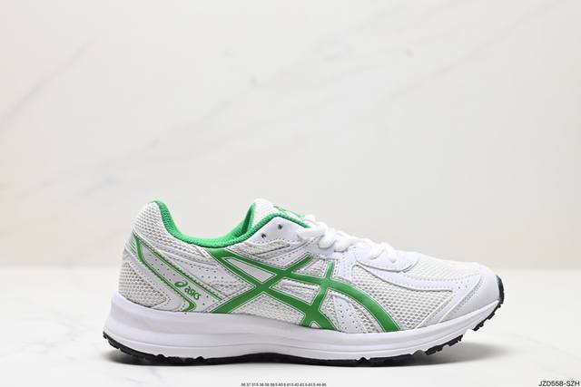 公司级亚瑟士asics Jog S 复古单品 网面休闲透气跑步鞋 鞋款采用亚瑟士amplifoam科技 为运动中带来回弾性和轻量性感受 工程网眼鞋面提供运动中所