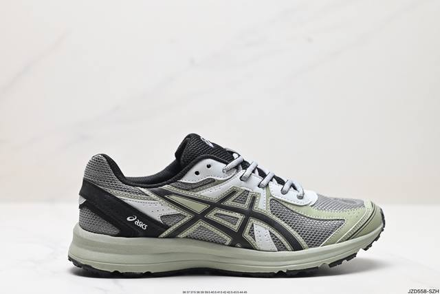 公司级亚瑟士asics Jog S 复古单品 网面休闲透气跑步鞋 鞋款采用亚瑟士amplifoam科技 为运动中带来回弾性和轻量性感受 工程网眼鞋面提供运动中所