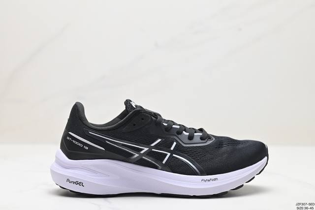 真标阿斯克斯asics Gt-1000 13 Gtx 舒适 织物合成革减震防滑耐磨 低帮越野跑步鞋 货号:1012B663-003 尺码:36-45 id:Jz