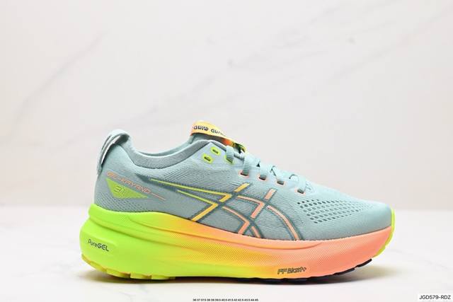 公司级瑟亚士asics Gel-Kayano 31 亚卡诺31低代帮专业有氧轻超量休闲动运全能慢鞋跑。标原半码制#全新原装数据开人发体工学体一式轻贾质卡双编层鞋