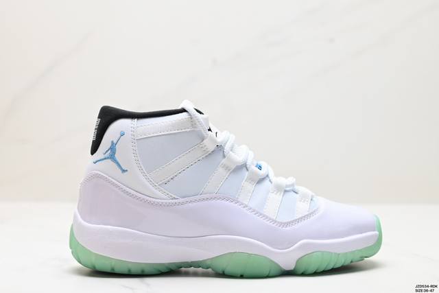 真标nike Air Jordan 11 Retro High Concord 耐克 Aj11代迈克尔 乔丹低帮运动文化篮球鞋 货号:378037 006 尺码