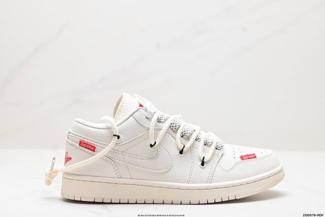 公司级air Jordan 1 Low Aj1乔1低帮休闲板鞋 同步官方配色 市场唯一独家头层皮打造 原鞋原档案开发 原厂皮料 原档冲孔鞋头 正确满胶鞋垫 四线