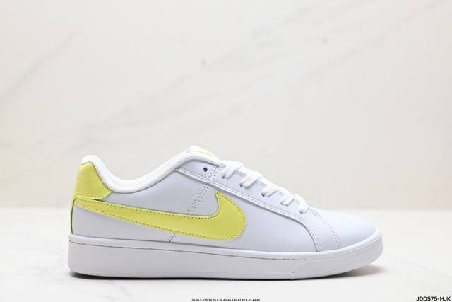 真标耐克nike Court Royale Ac 运动鞋低帮小白鞋轻便休闲鞋板鞋 货号:749747-111 size:36 36.5 37.5 38 38.5