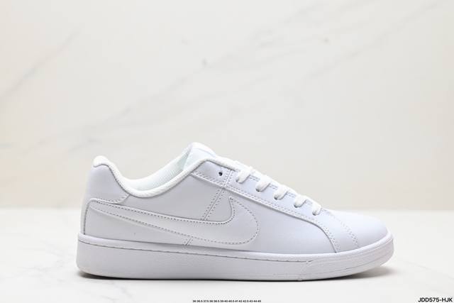 真标耐克nike Court Royale Ac 运动鞋低帮小白鞋轻便休闲鞋板鞋 货号:749747-111 size:36 36.5 37.5 38 38.5