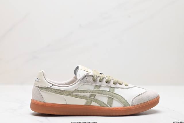 公司级亚瑟士 Onitsuka Tiger Tokuten 复古低帮休闲跑鞋 实拍首发 鞋跟 鞋舌处印有鬼塚虎特有的品牌logo标志 提升品牌的认知度 柔软内里