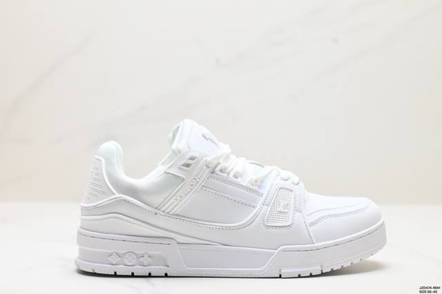 全新lv路易威登louis Vuitton Trainer Sneaker Low休闲运动文化百搭板鞋 尺码:36-45 id:Jzd474-Rdh 2703