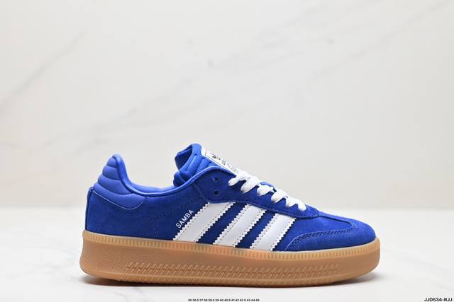 公司级阿迪达斯三叶草adidas Originals Samba Xlg 桑巴舞系列绅士德训足球风百搭低帮休闲运动板鞋 货号:Jh9226 尺码:36 36.5