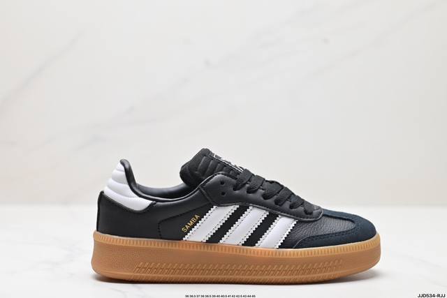 公司级阿迪达斯三叶草adidas Originals Samba Xlg 桑巴舞系列绅士德训足球风百搭低帮休闲运动板鞋 货号:Jh9226 尺码:36 36.5