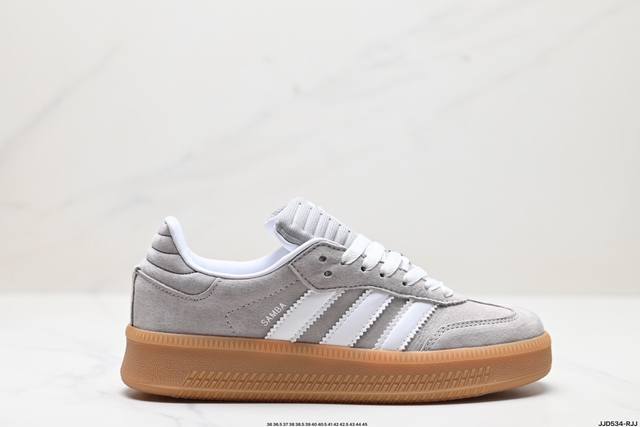 公司级阿迪达斯三叶草adidas Originals Samba Xlg 桑巴舞系列绅士德训足球风百搭低帮休闲运动板鞋 货号:Jh9226 尺码:36 36.5