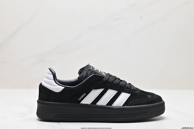 公司级阿迪达斯三叶草adidas Originals Samba Xlg 桑巴舞系列绅士德训足球风百搭低帮休闲运动板鞋 货号:Jh9226 尺码:36 36.5