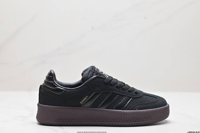 公司级阿迪达斯三叶草adidas Originals Samba Xlg 桑巴舞系列绅士德训足球风百搭低帮休闲运动板鞋 货号:Lg6289 尺码:36 36.5