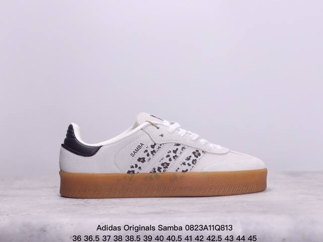 公司级adidas Originals Samba 厚底休闲德训 adidas Originals Samba 诞生于上世纪 50 年代，最早从传奇的室内足球鞋