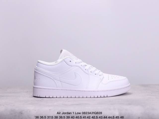 Air Jordan 1 Low aj1乔1低帮休闲板鞋 同步官方配色 市场唯一独家头层皮打造 原鞋原档案开发 原厂皮料 原档冲孔鞋头 正确满胶鞋垫 四线拉帮