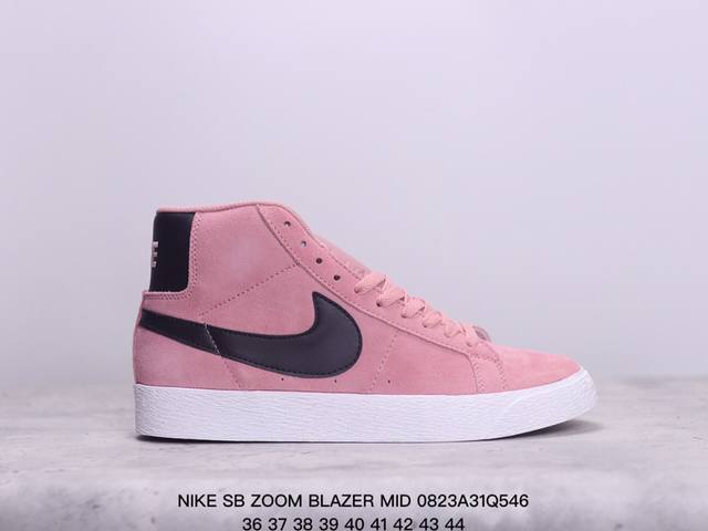 猪八皮 耐克nike Sb Zoom Blazer Mid 开拓者高帮经典休闲滑板鞋 xm0823Q546