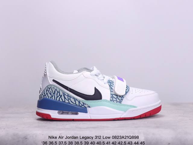 真标nike Air Jordan Legacy 312 Low耐克乔丹三合一混合版本低帮文化休闲运动篮球鞋 货号:Fn3407-161 尺码:36 36.5