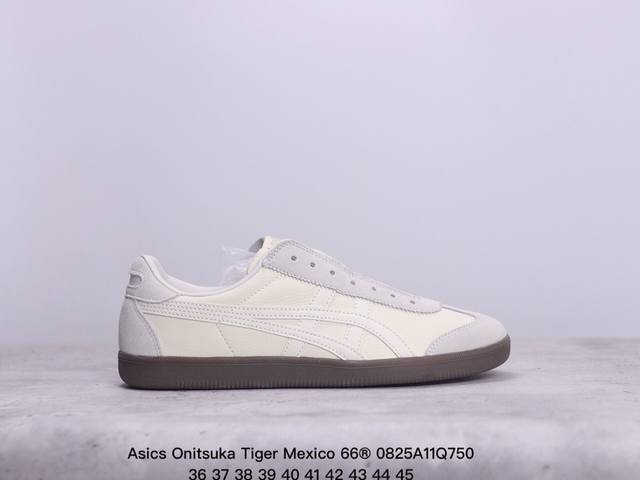 Asics 亚瑟士 男女鞋真标半码制 日产经典老牌-鬼塚虎 Onitsuka Tiger Mexico 66经典墨西哥系列复古经典百搭板鞋帆布休闲运动鞋慢跑鞋。