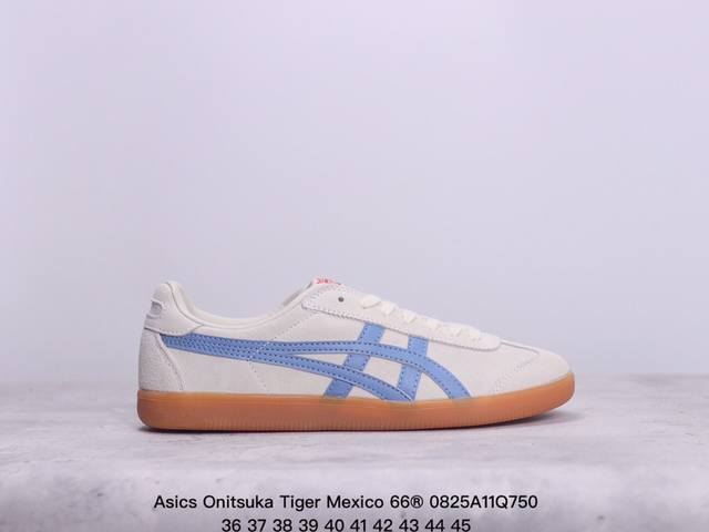 Asics 亚瑟士 男女鞋真标半码制 日产经典老牌-鬼塚虎 Onitsuka Tiger Mexico 66经典墨西哥系列复古经典百搭板鞋帆布休闲运动鞋慢跑鞋。