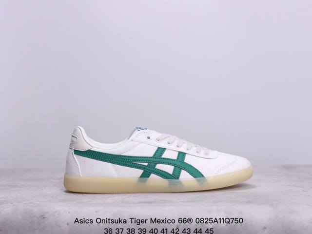 Asics 亚瑟士 男女鞋真标半码制 日产经典老牌-鬼塚虎 Onitsuka Tiger Mexico 66经典墨西哥系列复古经典百搭板鞋帆布休闲运动鞋慢跑鞋。