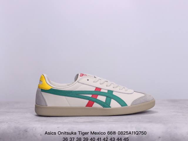 Asics 亚瑟士 男女鞋真标半码制 日产经典老牌-鬼塚虎 Onitsuka Tiger Mexico 66经典墨西哥系列复古经典百搭板鞋帆布休闲运动鞋慢跑鞋。