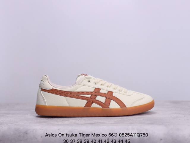 Asics 亚瑟士 男女鞋真标半码制 日产经典老牌-鬼塚虎 Onitsuka Tiger Mexico 66经典墨西哥系列复古经典百搭板鞋帆布休闲运动鞋慢跑鞋。