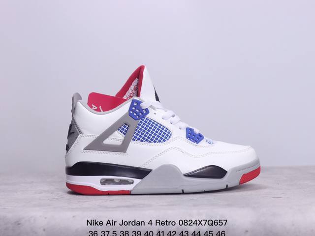 耐克nike Air Jordan 4 Retro 迈克尔 乔丹aj4代重置版系列中帮复古休闲运动文化篮球鞋 xm0824Q 7