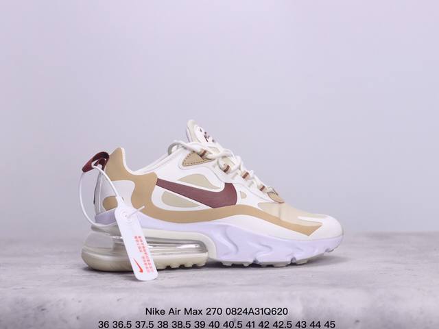 耐克nike Air Max 270二代透气后掌半气垫慢跑鞋 兼具非凡优质外观和出色穿着体验！性能出众的一双跑步鞋，动感且活力满满 xm0824Q620 - 点击图像关闭