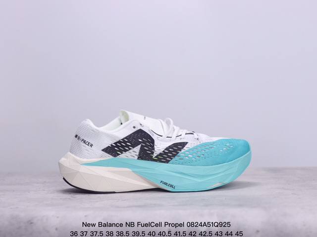 新百伦new Balance Nb Fuelcell Propel 防滑耐磨厚底低帮跑步鞋 new Balance的fresh Foam中底材料 极佳的组成结构