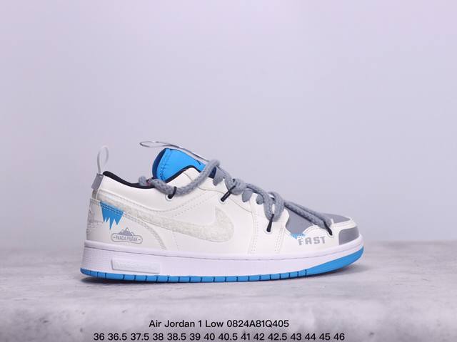 公司级air Jordan 1 Low 赛博朋克 电玩像素 aj1乔1低帮休闲板鞋 原盒版本 市场唯一独家头层皮打造 原鞋原档案开发 原厂皮料 原档冲孔鞋头 正