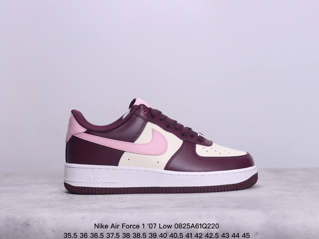 耐克 Nike Air Force 1 '07 Low 空军一号灰低帮，柔软、弹性十足的缓震性能和出色的中底设计，横跨复古与现代的外型结合，造就出风靡全球三十多