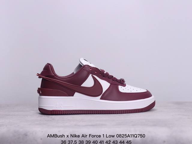 Ambush X Nike Air Force 1 Low联名空军一号低帮 大厂批次 原鞋开发 原楦原纸板 采用原厂皮料 还原细节 正确拉帮工艺 xm0825Q