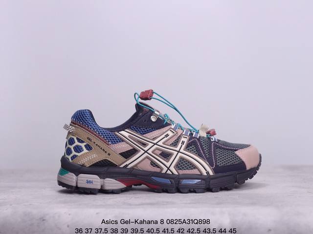 公司级asics Gel-Kahana 8 亚瑟士经典户外跑鞋如今机能风和户外风吹得正劲 这款gel-Kahana 8便是主打urban Outdoor机能越野