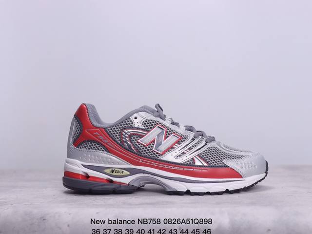 公司级new Balance Nb758 新百伦织物层牛皮防滑减震透气舒适耐磨减震低帮轻休闲鞋 货号:Mr758Sb 尺码:36-45 xm0826Q898