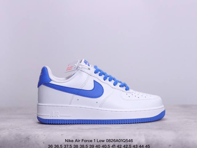 真标耐克nike Air Force 1 Low 空军一号 低帮百搭休闲运动板鞋。柔软、弹性十足的缓震性能和出色的中底设计，横跨复古与现代的外型结合，造就出风靡