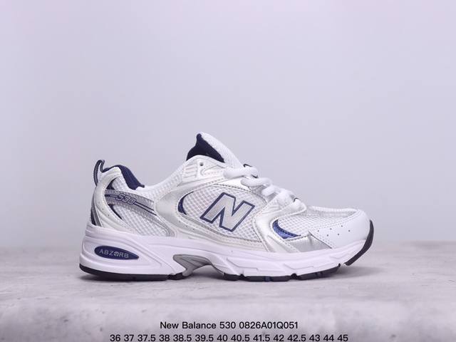 New Balance 530 复古跑鞋 小红书爆款 官网售罄 这双鞋确实是nb家经典复古款式之一，以全新科技诠释，成功打造530鞋款，鞋面在保持530基本线条