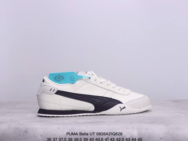 公司级puma Bella Ut 彪马 徐梦洁同款舒适男女低帮生活休闲德训薄底鞋 货号:402186 02 尺码:36 37 37.5 38 38.5 39 4