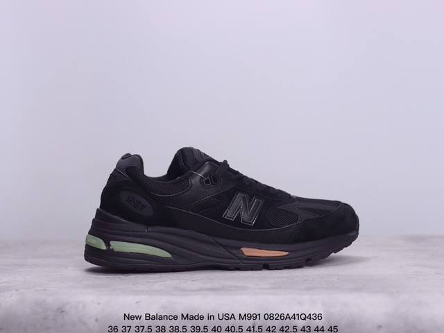 公司级 New Balance新百伦nb Made In Usa M991系列美产血统经典复古休闲运动百搭老爹跑步鞋 采用台产猪巴革及透气网眼材质。升级正确原装