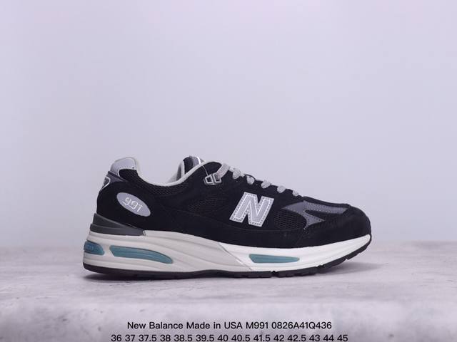 公司级 New Balance新百伦nb Made In Usa M991系列美产血统经典复古休闲运动百搭老爹跑步鞋 采用台产猪巴革及透气网眼材质。升级正确原装