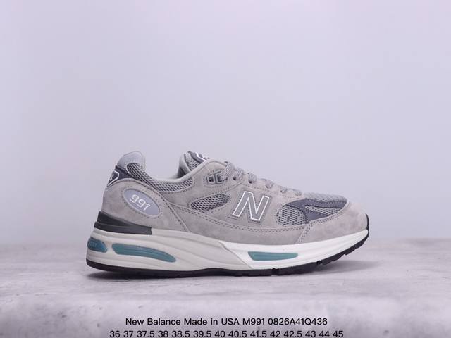 公司级 New Balance新百伦nb Made In Usa M991系列美产血统经典复古休闲运动百搭老爹跑步鞋 采用台产猪巴革及透气网眼材质。升级正确原装