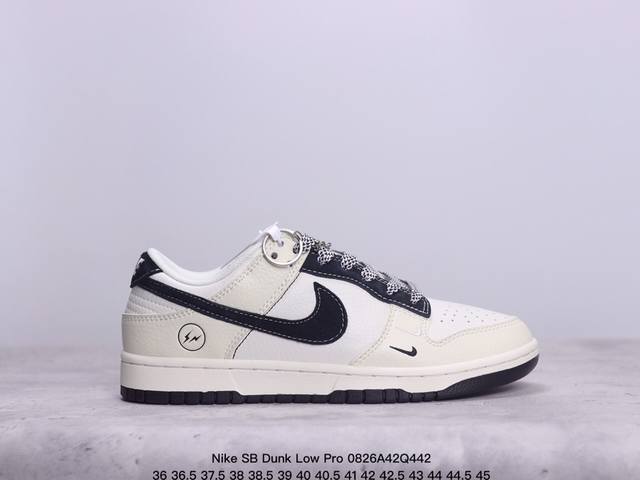 耐克 Nike Sb Dunk Low Pro 复古低帮休闲运动滑板板鞋。采用脚感柔软舒适zoomair气垫，有效吸收滑板等极限运动在落地时带来的冲击力，为街头 - 点击图像关闭