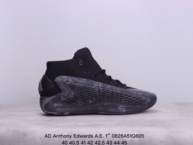 Ad Anthony Edwards A.E. 1”华子一代”安东尼 爱德华兹签名实战减震防滑耐磨高帮篮球鞋 xm0826Q805