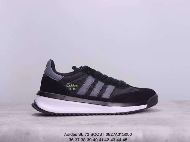 公司级阿迪达斯adidas Sl 72 Boost 三叶草复古休闲跑步鞋休闲运动鞋 货号:Ji2504 尺码:36-45 xm0827Q050